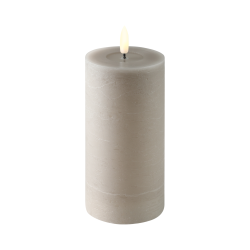 Bougie LED Leskino taupe 15 cm | EGLO