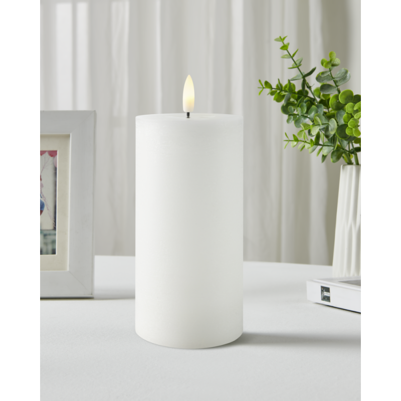 Bougie LED Leskino blanche 15 cm | EGLO