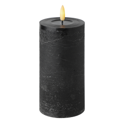 Bougie LED Leskino noire 15 cm | EGLO