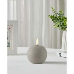 Bougie LED Leskino taupe 7 cm | EGLO