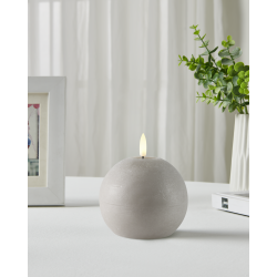 Bougie LED Leskino taupe 8,5 cm | EGLO