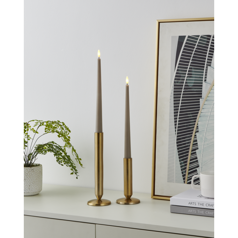 Bougie LED Kapvieng taupe 28 cm | EGLO