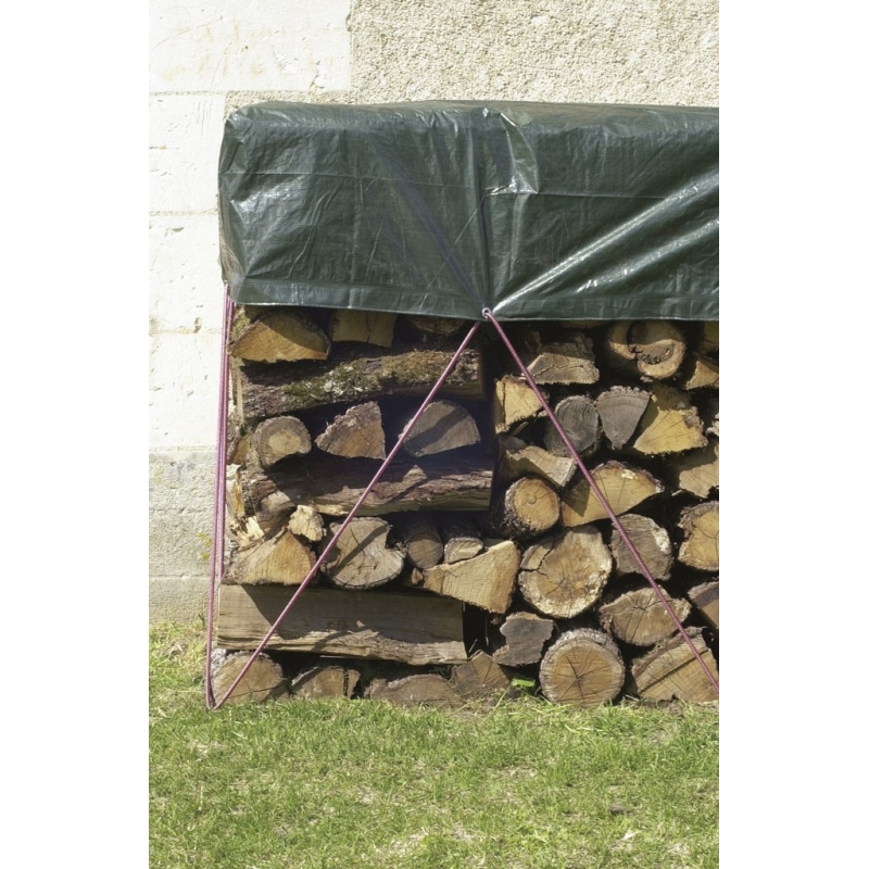 Bâche de protection - Pour le bois - Bûches de bois - Etanche - 1,5 x 6m -  Achetez en ligne