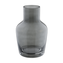 Vase en verre Siranana gris 14,5 x 22 cm | EGLO