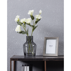Vase en verre Siranana gris 14,5 x 22 cm | EGLO