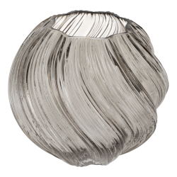 Vase en verre Debepare gris 18 x 16 cm | EGLO