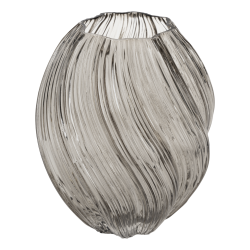 Vase en verre Debepare gris 18,5 x 21 cm | EGLO