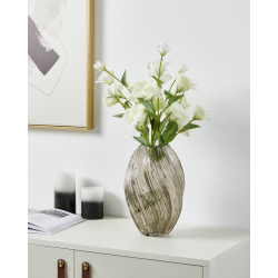 Vase en verre Debepare gris 19 x 26,5 cm | EGLO