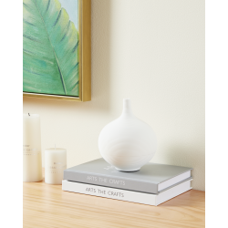 Vase en céramique Mitane blanc 12 x 15 cm | EGLO