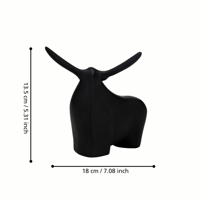 Taureau Jagna noir 18 x 8,5 x 13,5 cm | EGLO