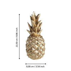 Ananas Urakawa doré 22,5 cm | Objet déco | EGLO