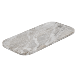 Plateau en marbre Siayan gris blanc 38 x 18 cm | EGLO