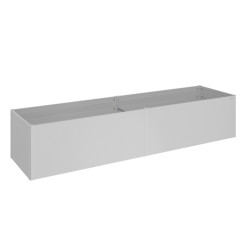 Potager surélevé gris métallisé 3