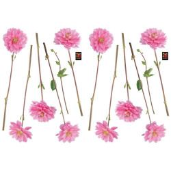 Planche de stickers Pivoines 30 x 21 cm 2 pièces