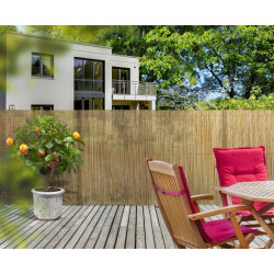 Canisse en osier synthétique Fency Wick naturel 3 x 1 m NORTENE