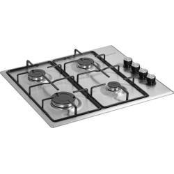 Taque au gaz inox 60 cm PIGB604010X | TECNOLUX
