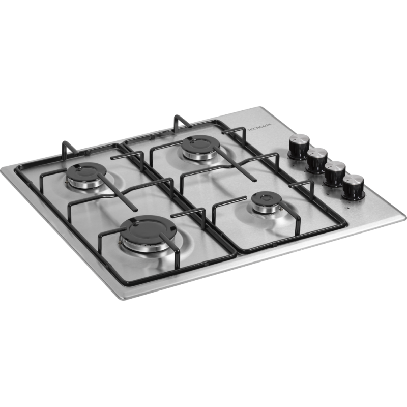 Taque au gaz inox 60 cm PIGB604010X | TECNOLUX