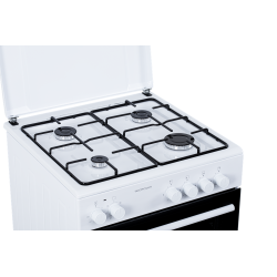 Cuisinière mixte multifonction blanche 60 x 60 cm | TECNOLUX