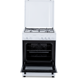 Cuisinière mixte 3 + 1 blanche 60 x 60 cm | TECNOLUX