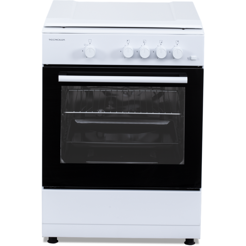 Cuisinière au gaz blanche 60 x 60 cm | TECNOLUX