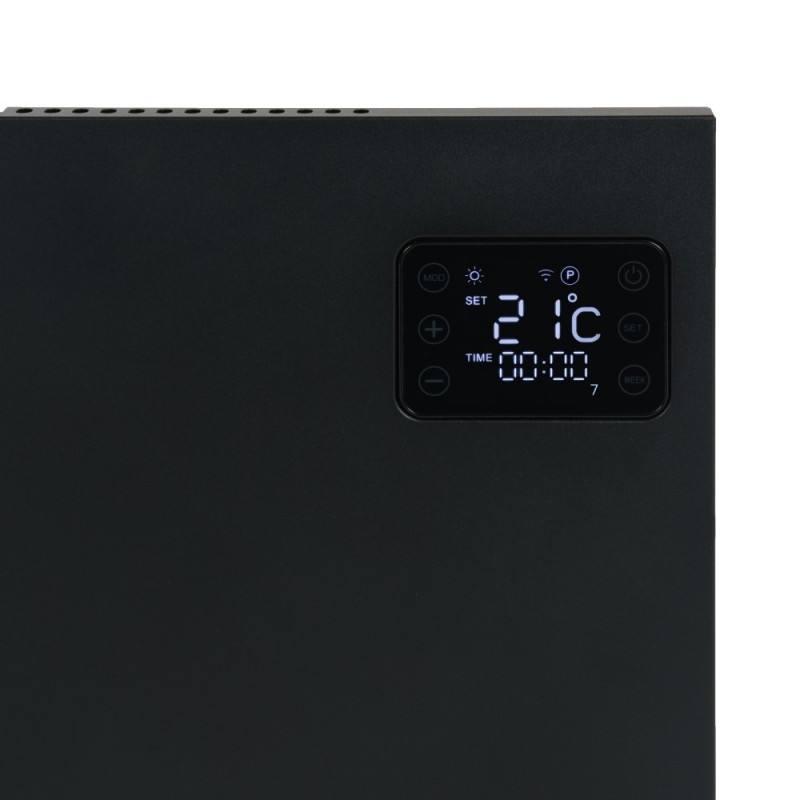 Convecteur électrique Alutherm 800XS Wi-Fi noir EUROM