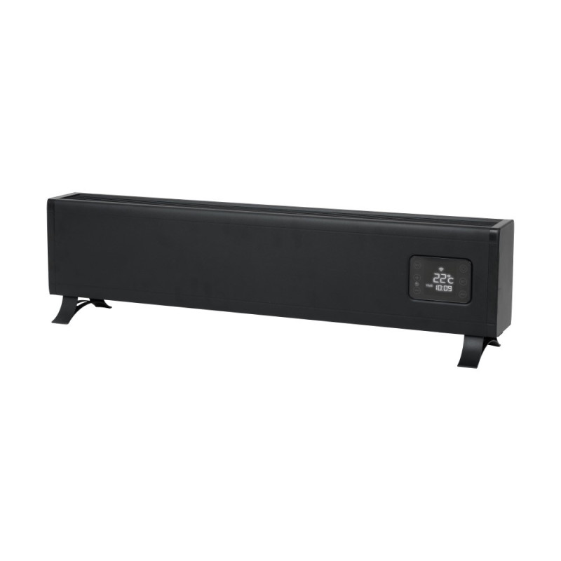 Convecteur électrique Alutherm Baseboard 1000 Wi-Fi noir EUROM
