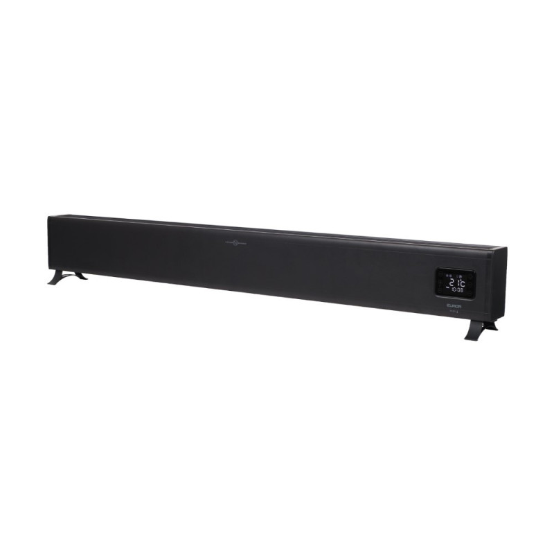 Convecteur électrique Alutherm Baseboard 2500 Wi-Fi noir EUROM