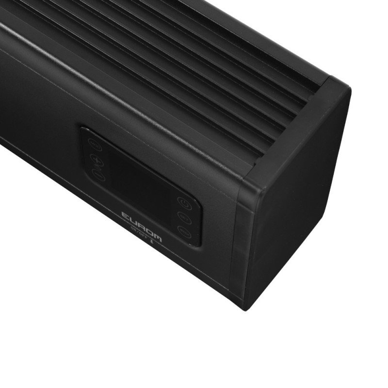 Convecteur électrique Alutherm Baseboard 2500 Wi-Fi noir EUROM