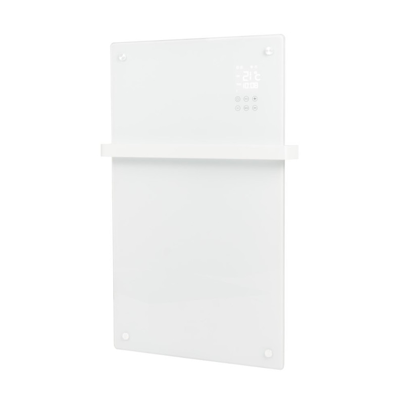 Convecteur électrique Alutherm Sani Verre 1200 Wi-Fi blanc EUROM