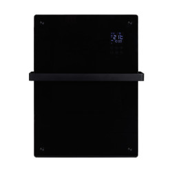 Convecteur électrique Alutherm Sani Verre 800 Wi-Fi noir EUROM