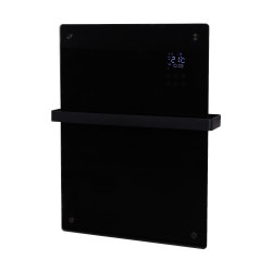Convecteur électrique Alutherm Sani Verre 800 Wi-Fi noir EUROM