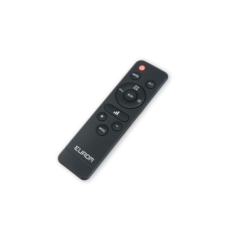 Convecteur électrique Alutherm Sani Verre 800 Wi-Fi noir EUROM