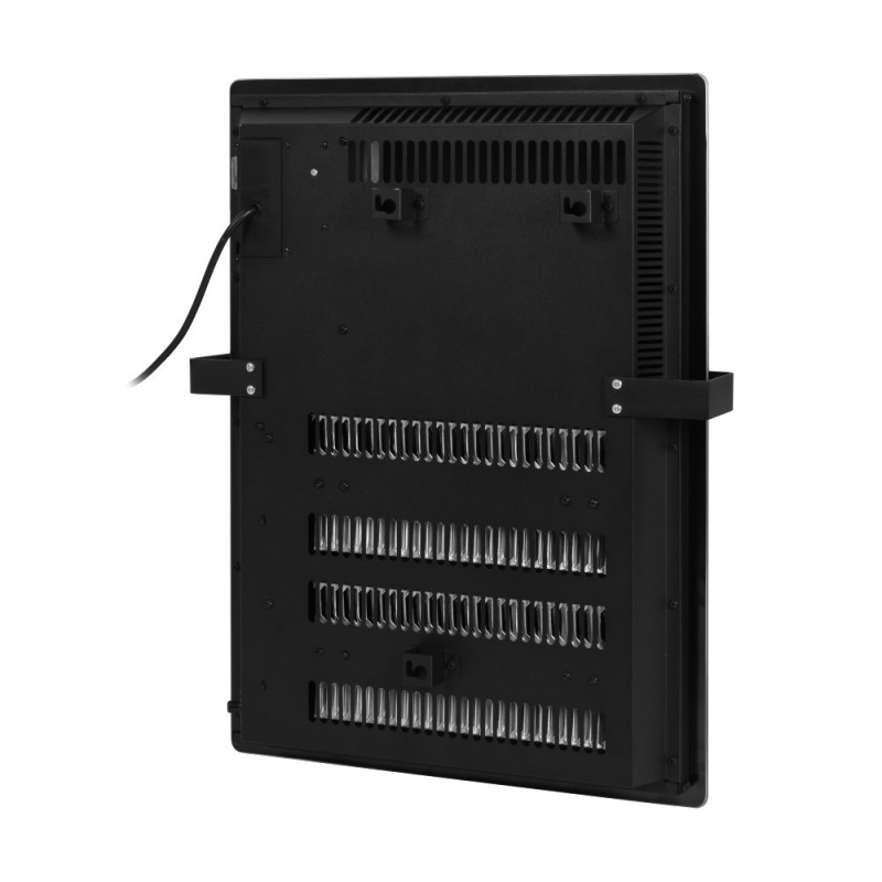 Convecteur électrique Alutherm Sani Verre 800 Wi-Fi noir EUROM