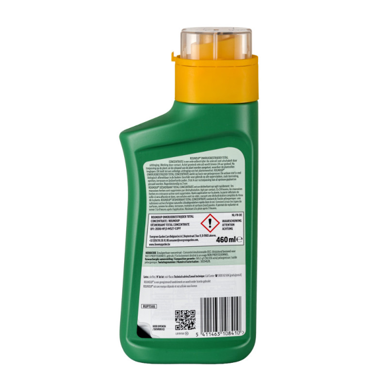 Désherbant et anti-mousse Roundup 0,46 L | Total Concentrate
