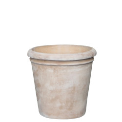 Pot en terre cuite Mterra à double rebord Ø 18 x 18 cm