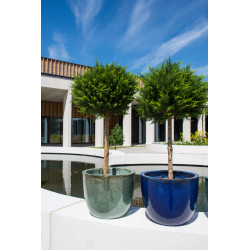 Pot en forme d'oeuf Glazed jade Ø 48 x 38 cm