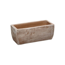 Jardinière en terre cuite Mterra 42 x 18 x 17 cm