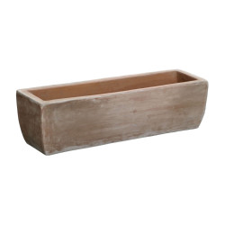 Jardinière en terre cuite Mterra 62 x 20 x 17 cm