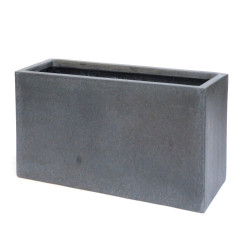 Jardinière Ficonstone grise 100 x 40 x 50 cm