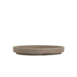 Soucoupe Spang basalt Ø 22 x 3 cm | Terre cuite