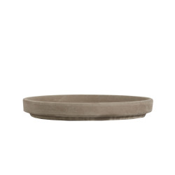 Soucoupe Spang basalt Ø 28 x 4 cm | Terre cuite