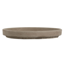 Soucoupe Spang basalt Ø 22 x 3 cm | Terre cuite