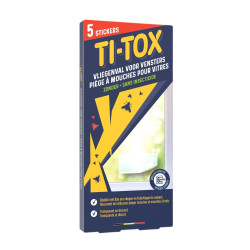 Sticker fenêtre anti-mouches Ti-Tox 5 pièces RIEM
