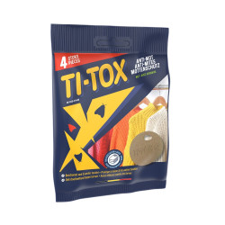 Crochet anti-mites des vêtements Ti-Tox 4 pièce RIEM