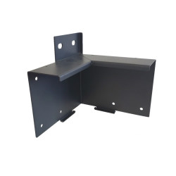 Kit d'adossement pour pergola bioclimatique Ménéa noir