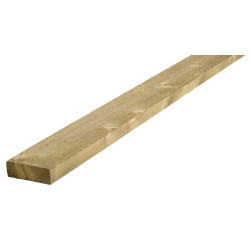 Bois scié traité autoclave 300 x 12 x 4 cm SOLID