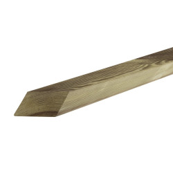 Bois scié avec coin traité autoclave 235 x 15 x 7