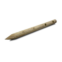 Piquet en bois arrondi traité autoclave Ø 14 x 200 cm SOLID
