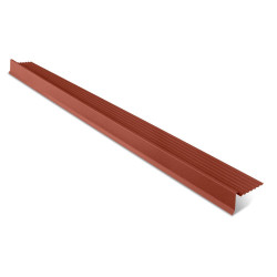 Rive de toit pour abri de jardin rouge 120 cm SOLID