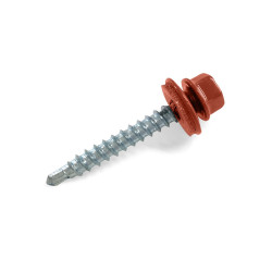 Vis de toit pour abri de jardin rouge 50 pièces SOLID